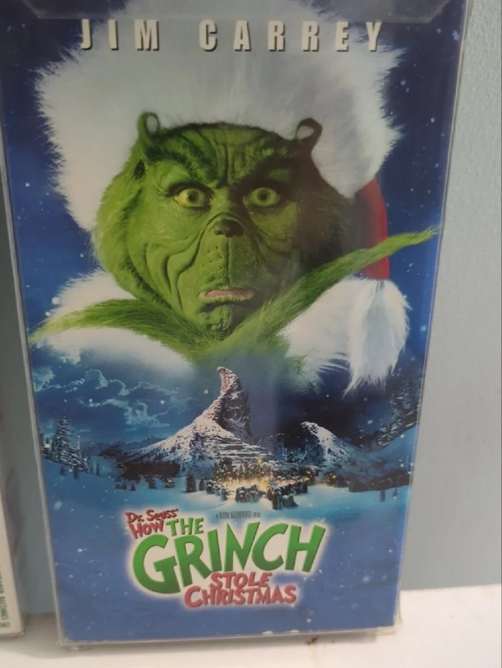 Disney's The Santa Clause & Jim Carrey The Grinch Who Stole Christmas VHS Tapes